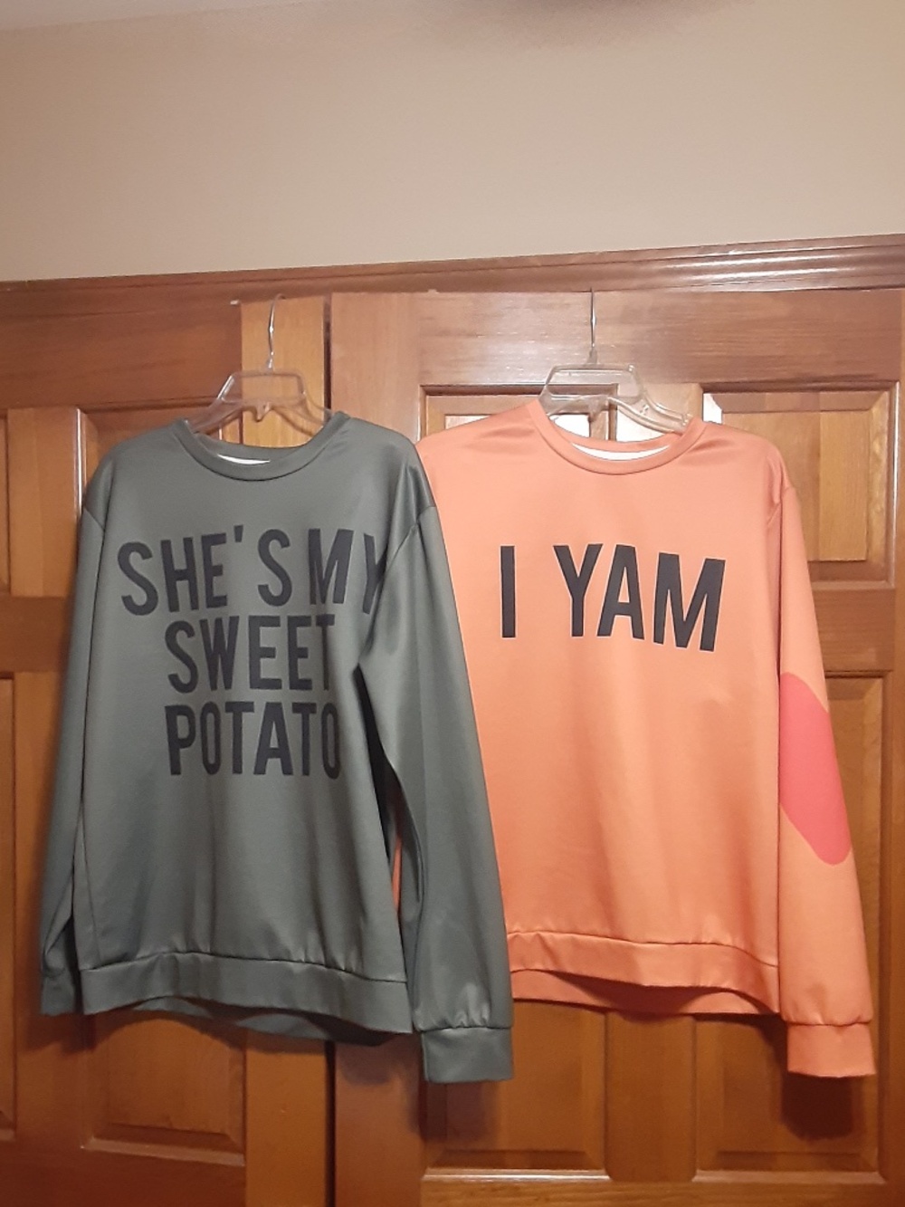 She's My Sweet Potato I Yam Couples Shirt Set